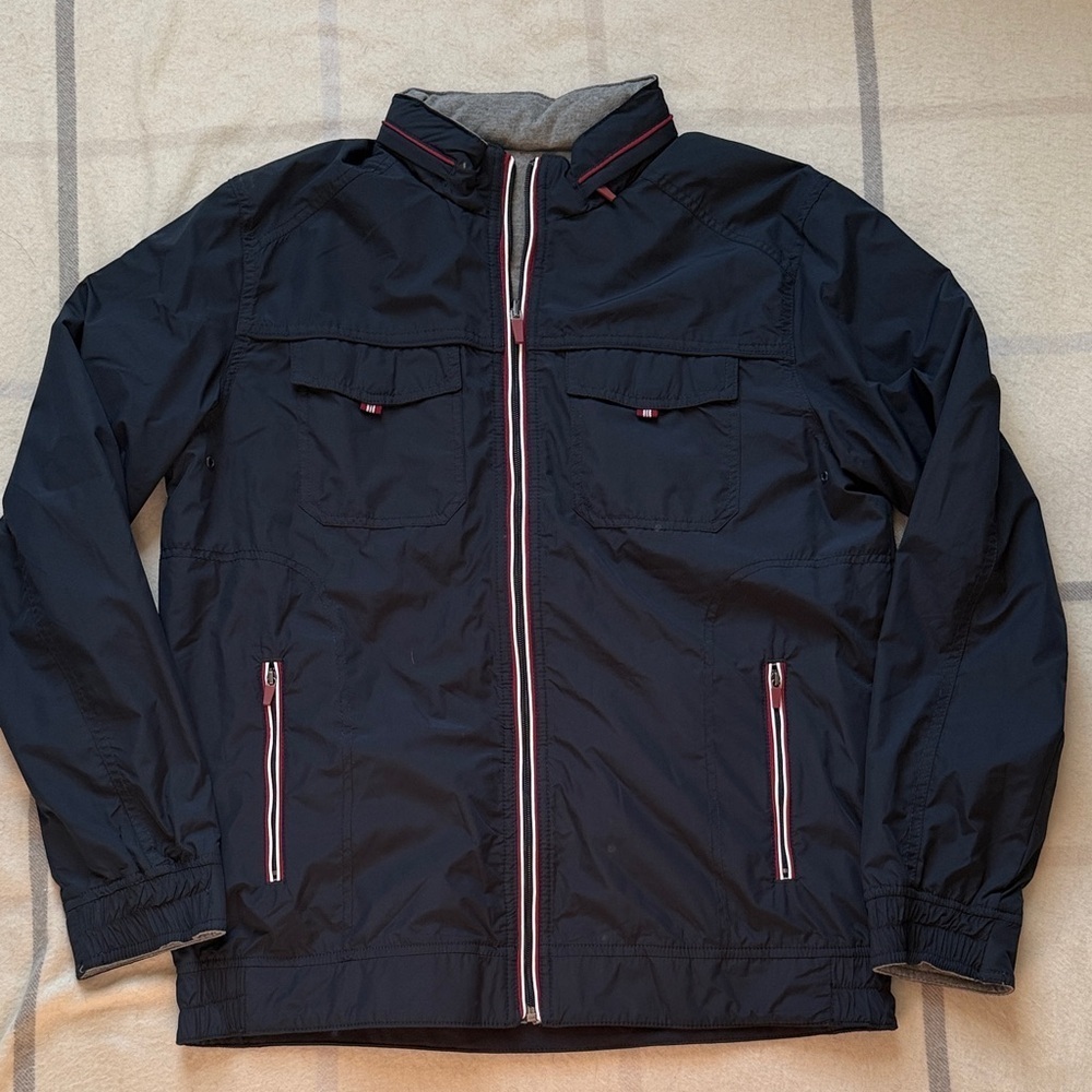 Navy Blue Reversible Men's Jacket
